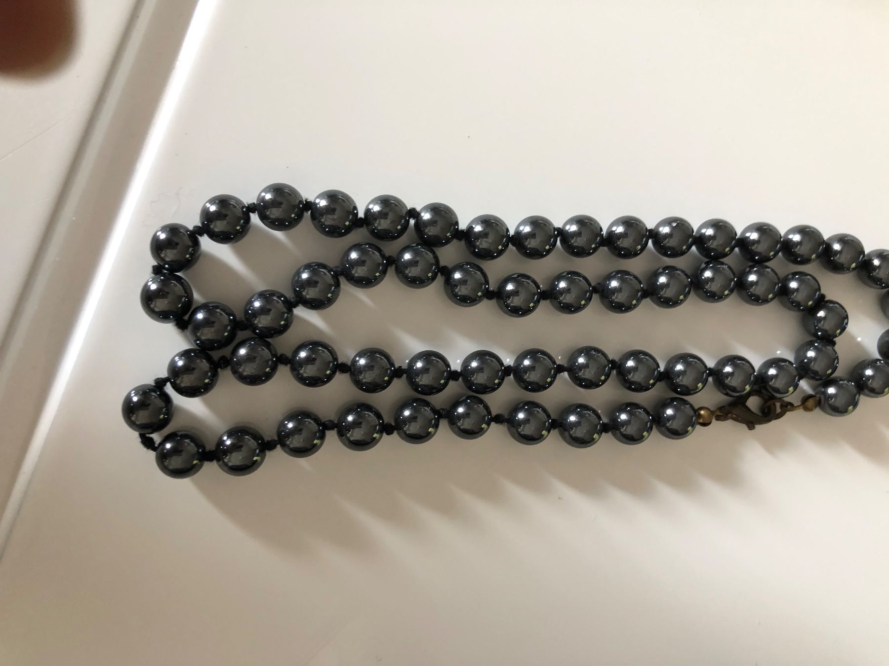 Catenine: Hämatitstein Blutstein Kette – Usato da Läufelfingen venduto da Original100 5