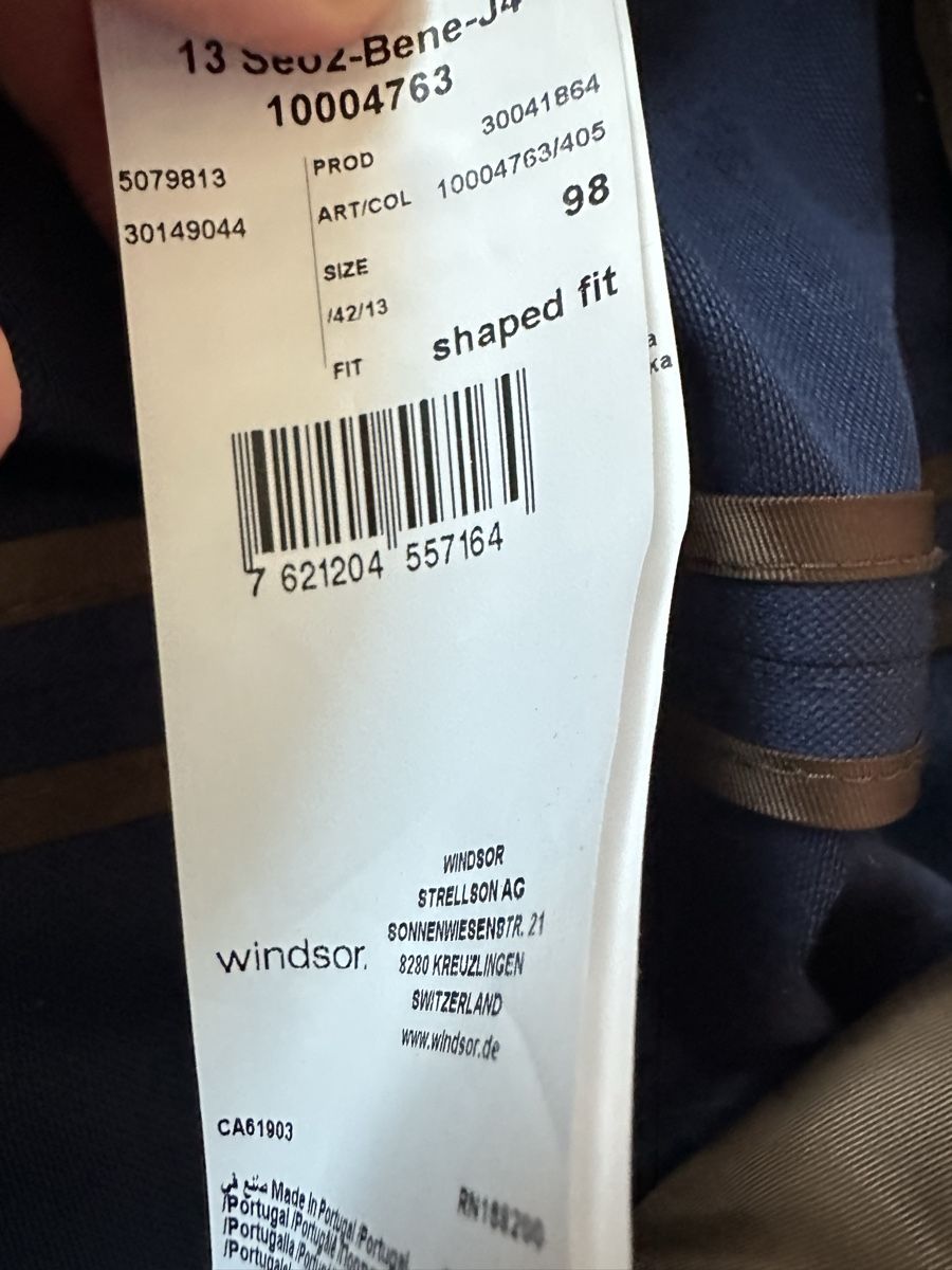 Windsor Completi, tute sportive e funzionali: Windsor Anzug (UVP 999.-CHF) – Nuovo (secondo la descrizione) da Niederuzwil venduto da ber_l85q 4