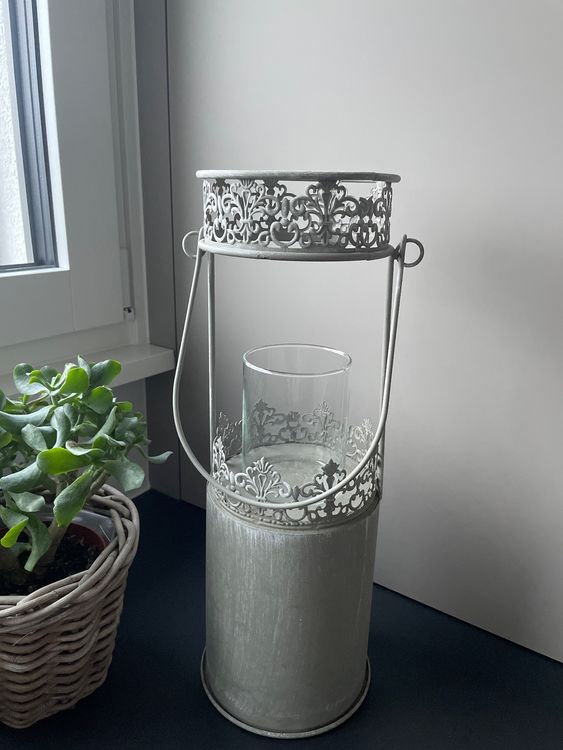 grosse Laterne, Windlicht Shabby Chic Deko 45 cm Kaufen auf Ricardo