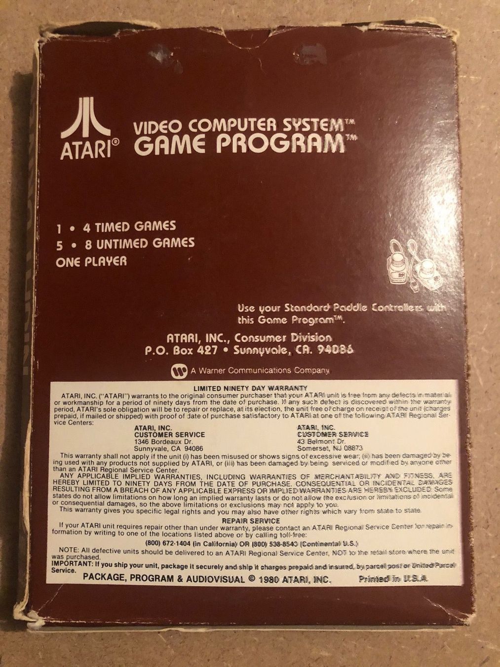 Giochi: Night Driver für Atari 2600 in OVP – Usato da Kestenholz venduto da Inna09 2