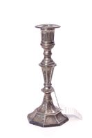 Vintage versilberter Kerzenständer – 20 cm
