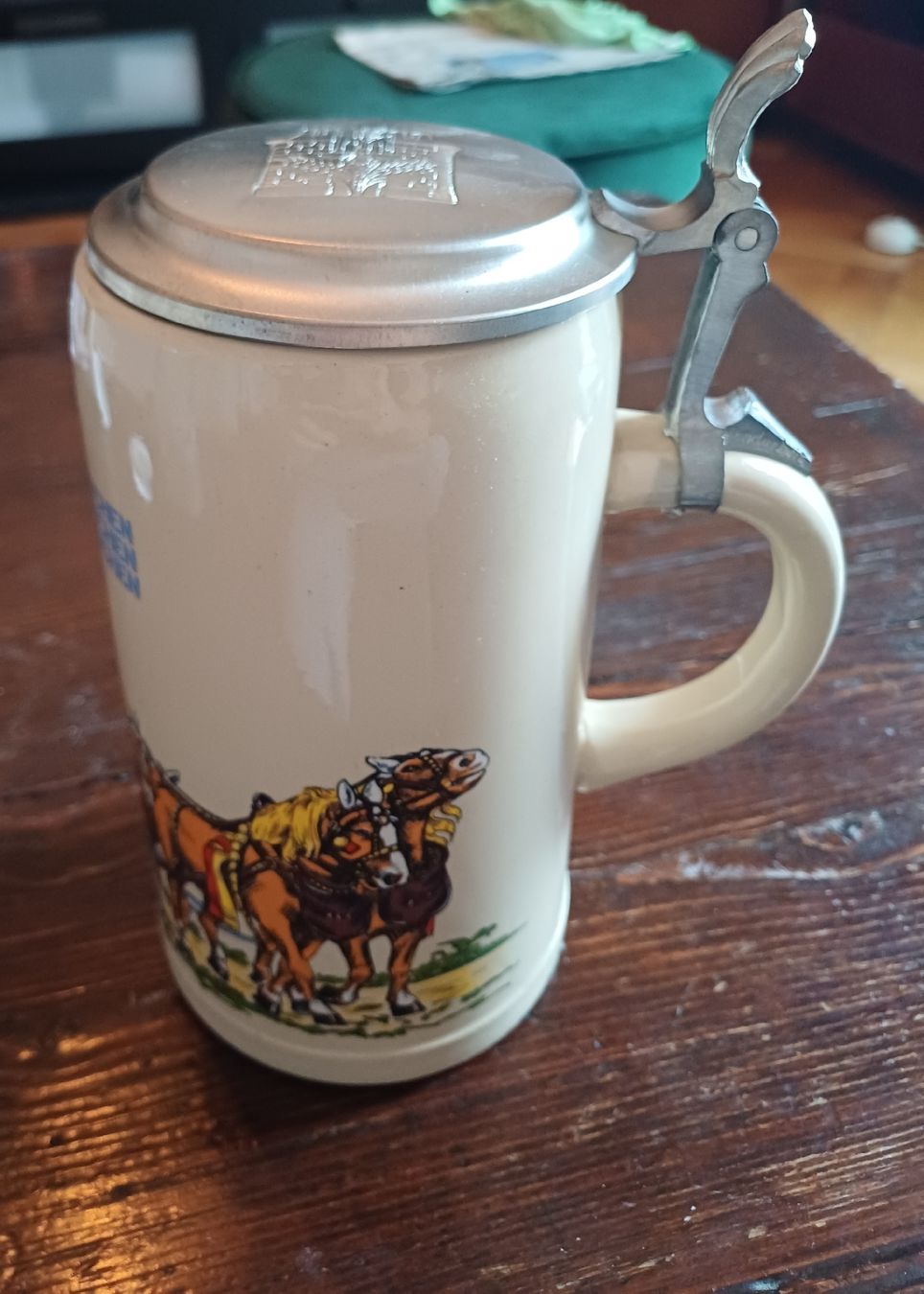 Feldschlösschen Bicchieri: Feldschlosschen bierkrug, beer mug – Nuovo (secondo la descrizione) da Peseux venduto da vir_fxd7 2