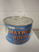 Maxwell House Kaffeedose Vintage blau gebraucht