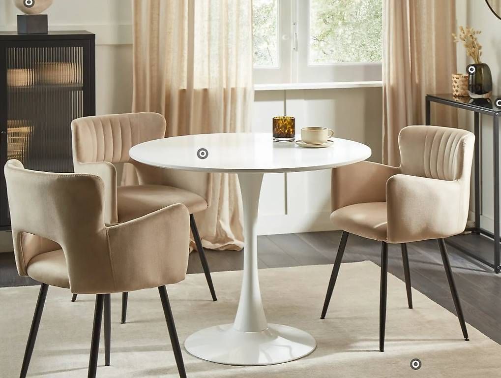 Beliani Tische: NEU - Esstisch BOCA Weiss 90 cm – Gebraucht aus Bern von zanie 1