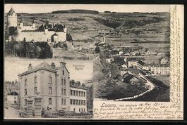 Lucens, vue générale avec le Château,