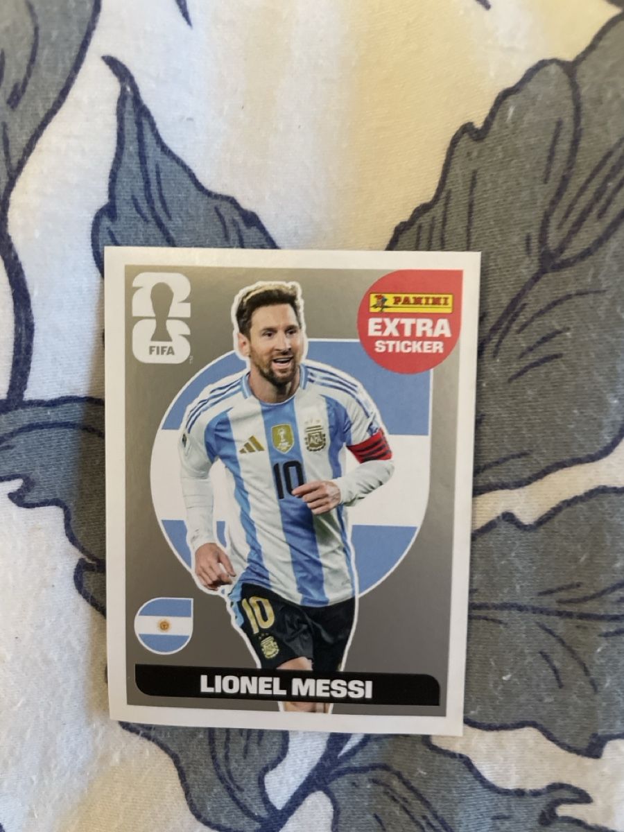 Panini Carte collezionabili: Lionel Messi extra Sticker silver – Nuovo e nell'imballaggio originale da Domat/Ems venduto da gus_7ypk