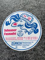 Schaaner Fasnacht 1987 vintage Abziehbild, Sticker