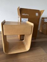 2 neue Nachttische 50x40 cm aus Tinsley-Holz von Sklum
