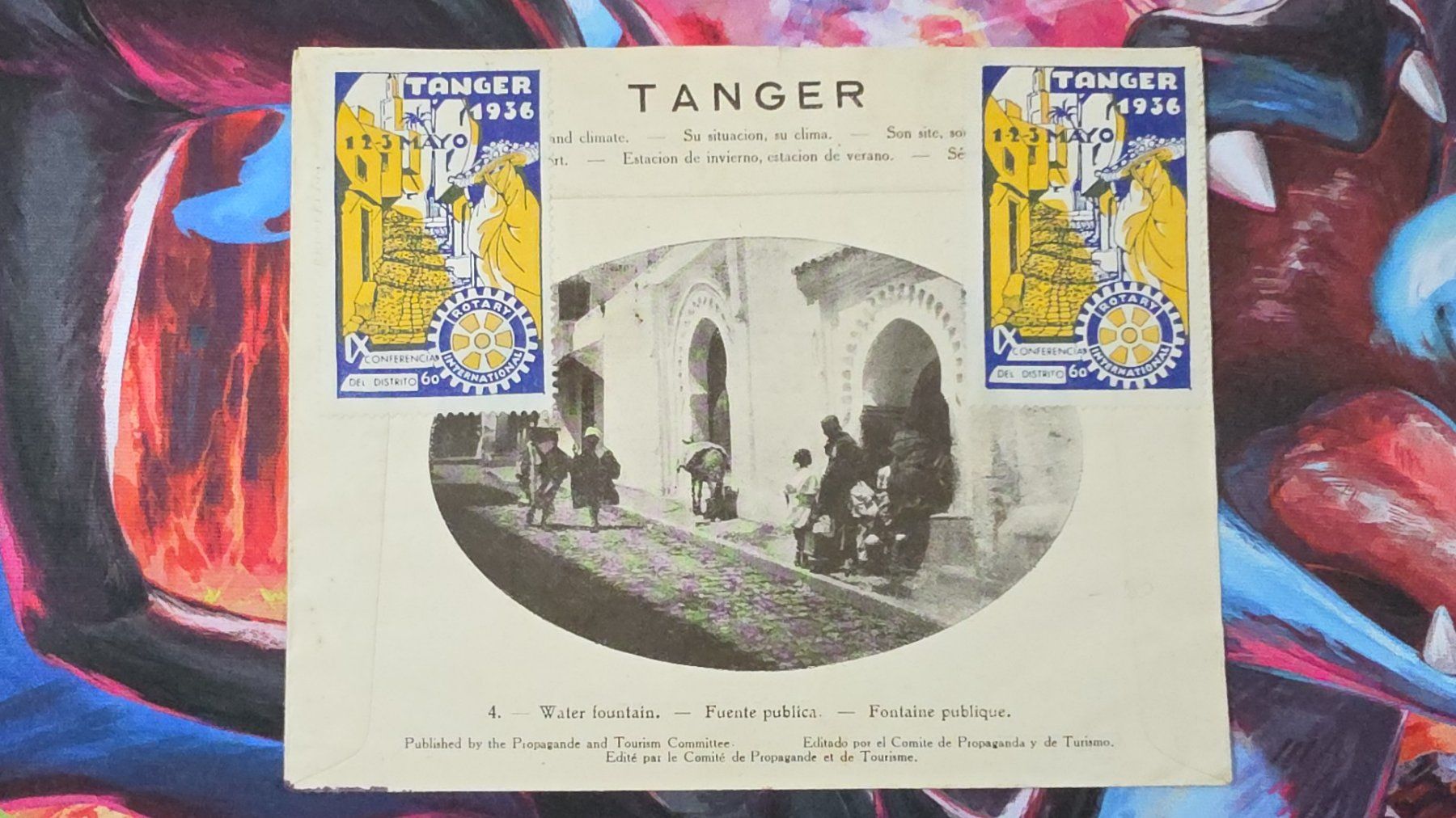 Alle Briefmarken: CL32 Enveloppe + Timbre Maroc 1936 – Gebraucht aus Cousset von Patrick_Collections 1