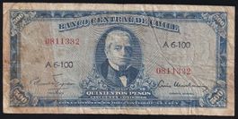 Chile 500 Pesos 1959