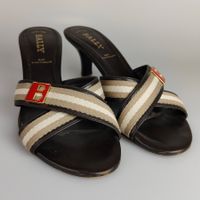 Bally Sandalette / Pantolette, Gr. 38