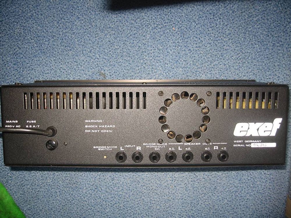 Exef Röhren Endstufe VPA 260 Stereo Tube Power Amp 2x60W (Gebraucht) in ...