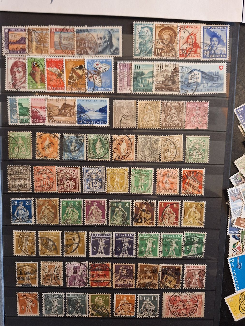 Tutti i francobolli: CH: 400 VERSCHIEDENE GESTEMPELTE (017) – Usato da Genolier venduto da Antoine30 2