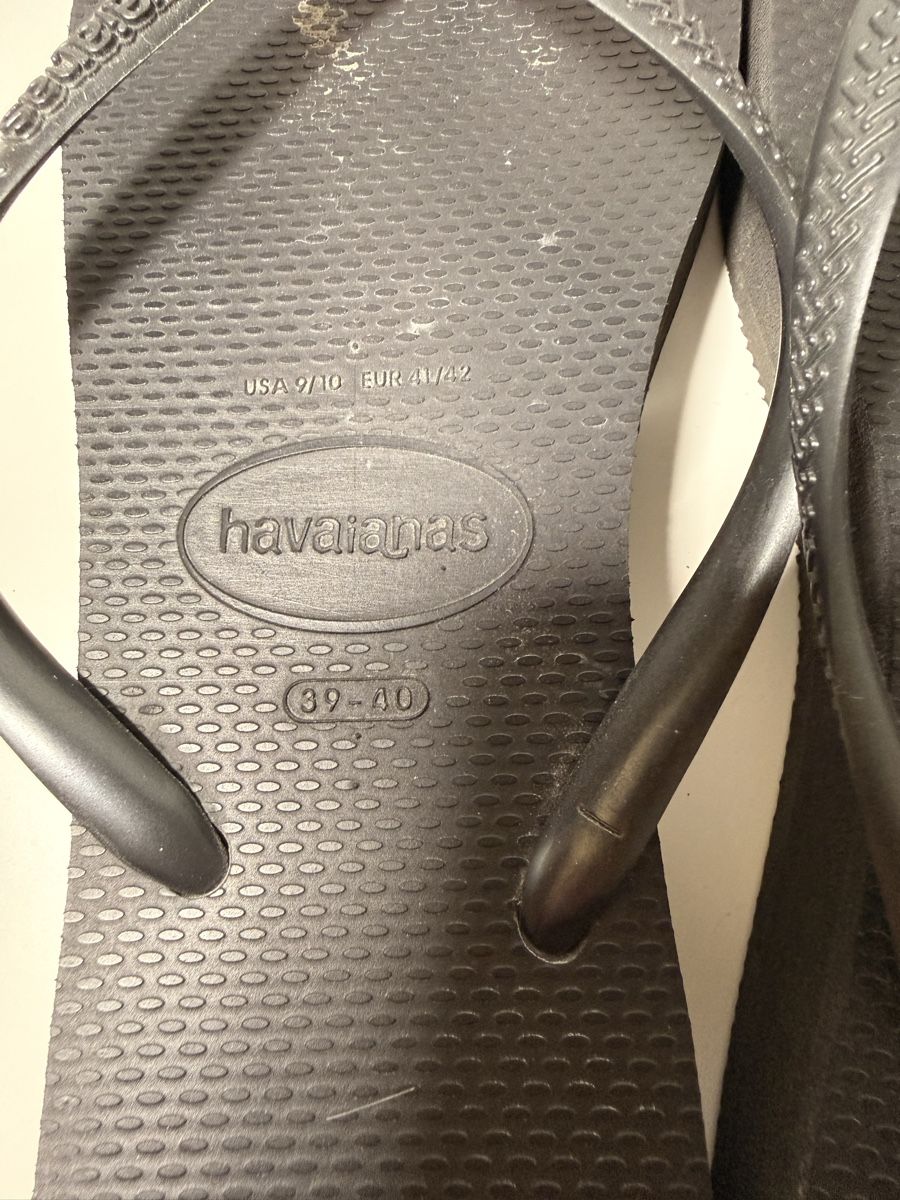 Havaianas Scarpe da uomo: Havaianas Flip-Flops Schwarz Grösse 39-40 – Usato da Wallbach venduto da Stefanie81 2
