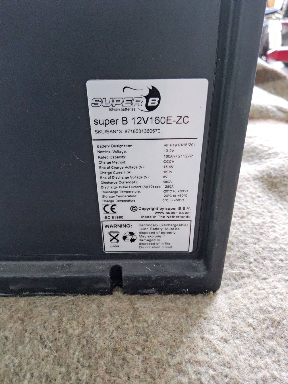 Dispositivi a energia solare: Lithium Batterie 160ah – Usato da Buochs venduto da fundament1 1