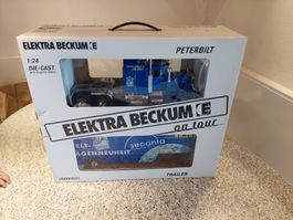 Revell Peterbilt Truck Trailer Elektra Beckum 1:24 Neu