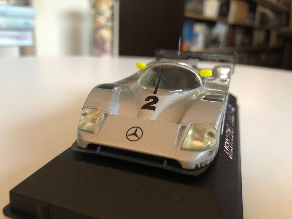 Spark 1:43 Mercedes C11 #31 Le Mans 1991 Argento, Modello Schumacher S1251 Usato
