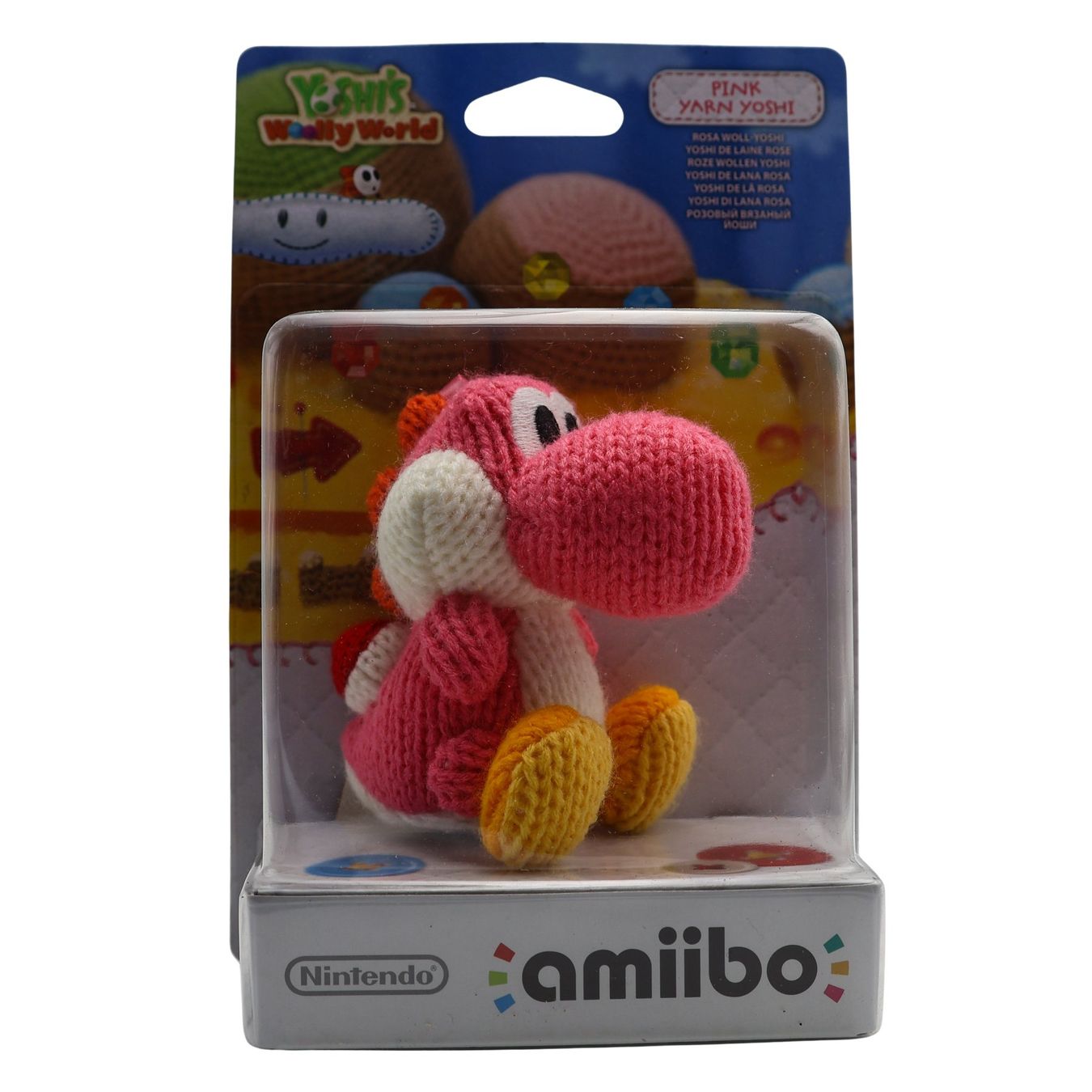 Statuette: Yarn Yoshi - Pink Amiibo - NEW – Nuovo e nell'imballaggio originale da Paudex venduto da dindeboy