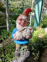Zeho Gartenzwerg mit Hase