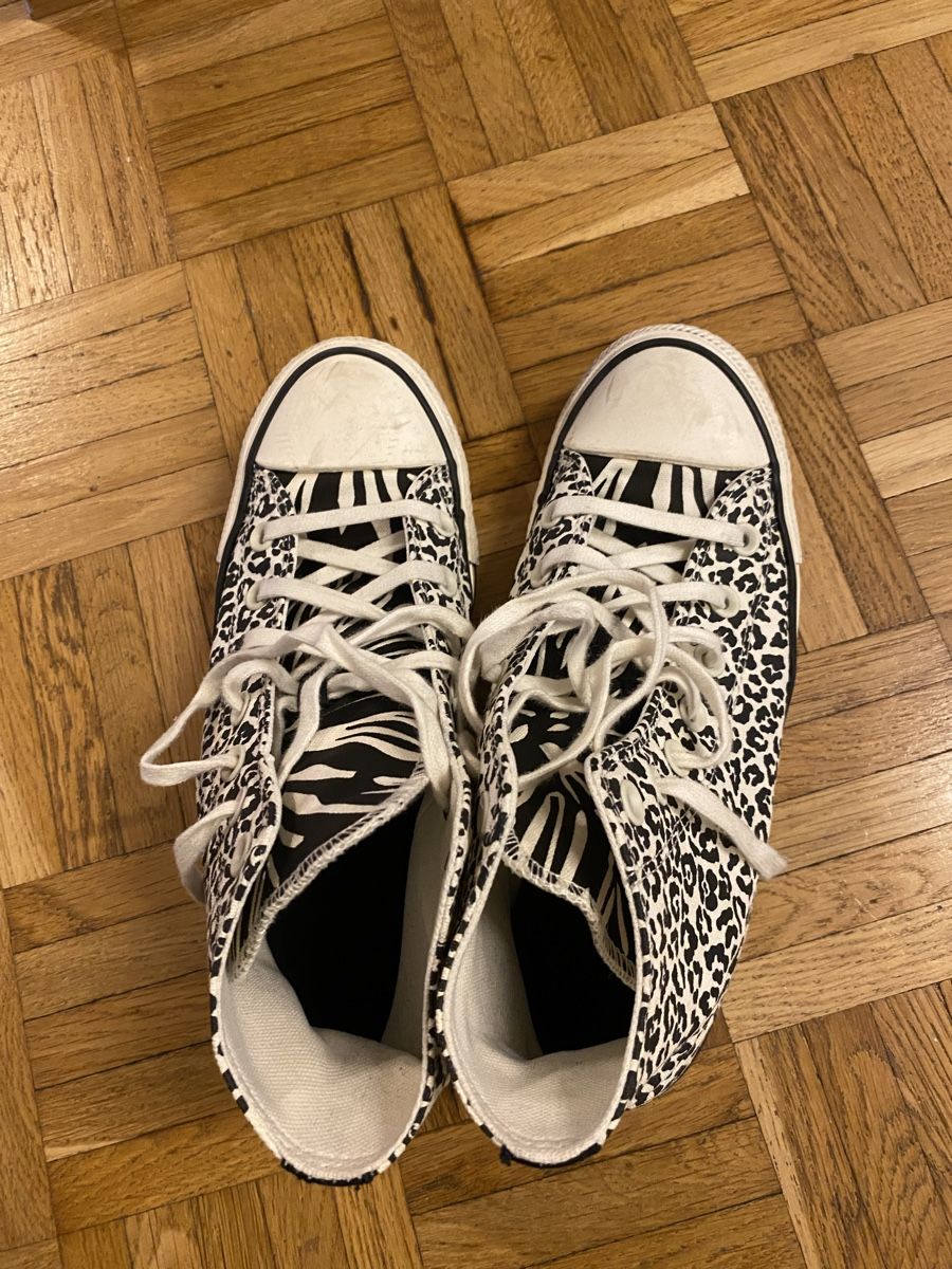 Converse Scarpe da donna: Converse Chuck Taylor High Leopard Zebra Grösse 39 – Usato da Emmen venduto da sho_7szv 1