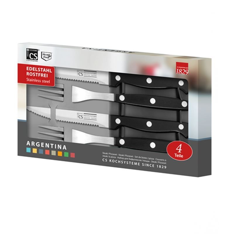 Set di posate: Messer ARGENTINA Steak- /Pizzaset 4-tlg – Nuovo e nell'imballaggio originale da Wettingen venduto da kochshop 1