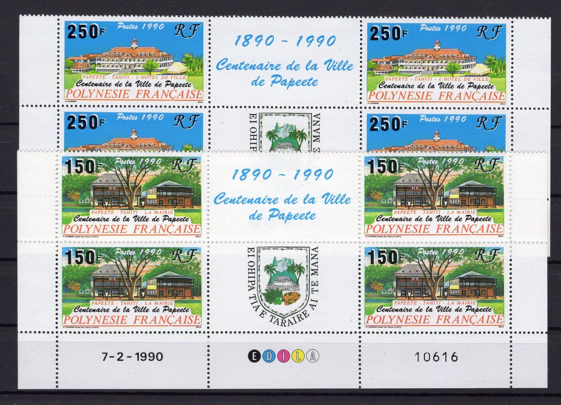 Tutti i francobolli: R5842  /  Polynésie 1990 neufs XX – Nuovo (secondo la descrizione) da Ste-Croix venduto da MONT-TAGNAC