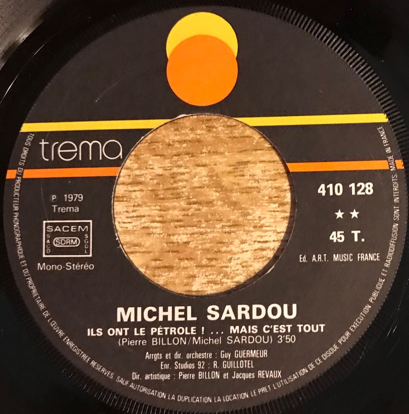 Dischi in vinile: MICHEL SARDOU - VERDUN – Usato da Bussigny venduto da vinyl-pas-cher 2
