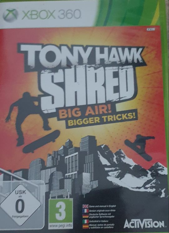 Tony Hawk Shred XBOX 360 | Acheter sur Ricardo