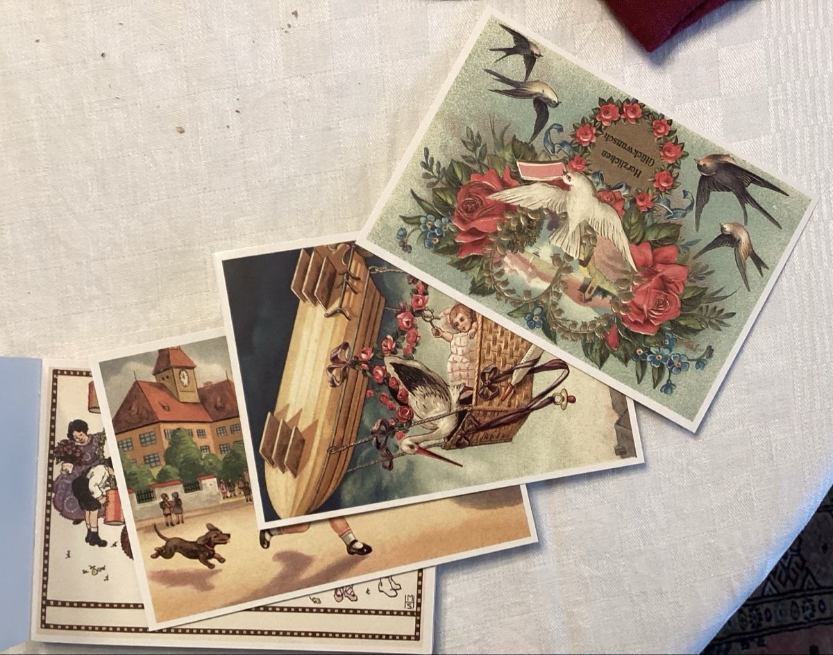 Cartoline postali: Nostalgische Postkarten, Grusskarten/Glückwunschkarten – Usato da Reinach BL venduto da Linda013 9