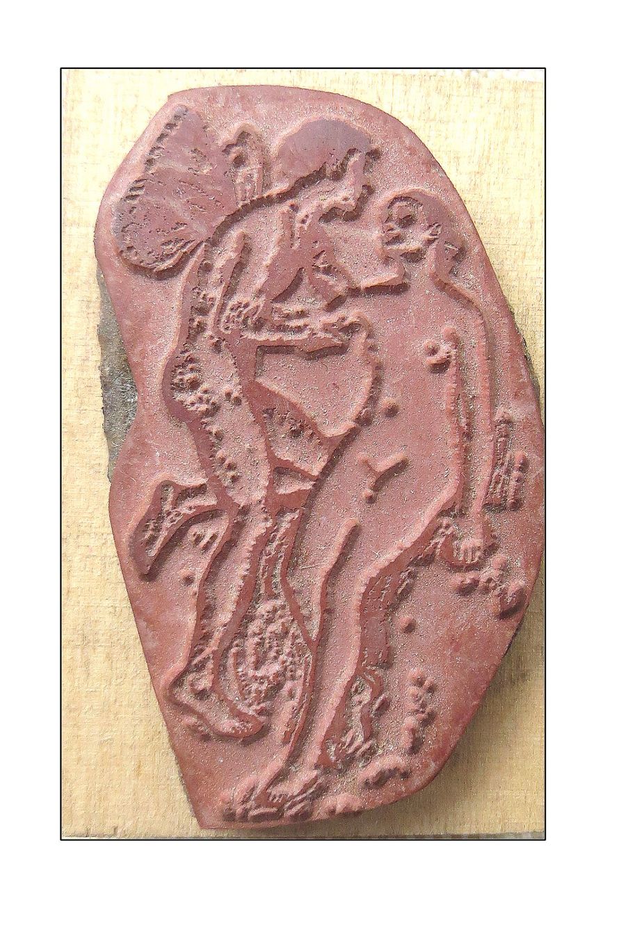 Timbri: Deko - Stempel : 6 x 4 cm  romantisches Motiv -- Gummi/Holz – Nuovo (secondo la descrizione) da Bern venduto da Ultimaa
