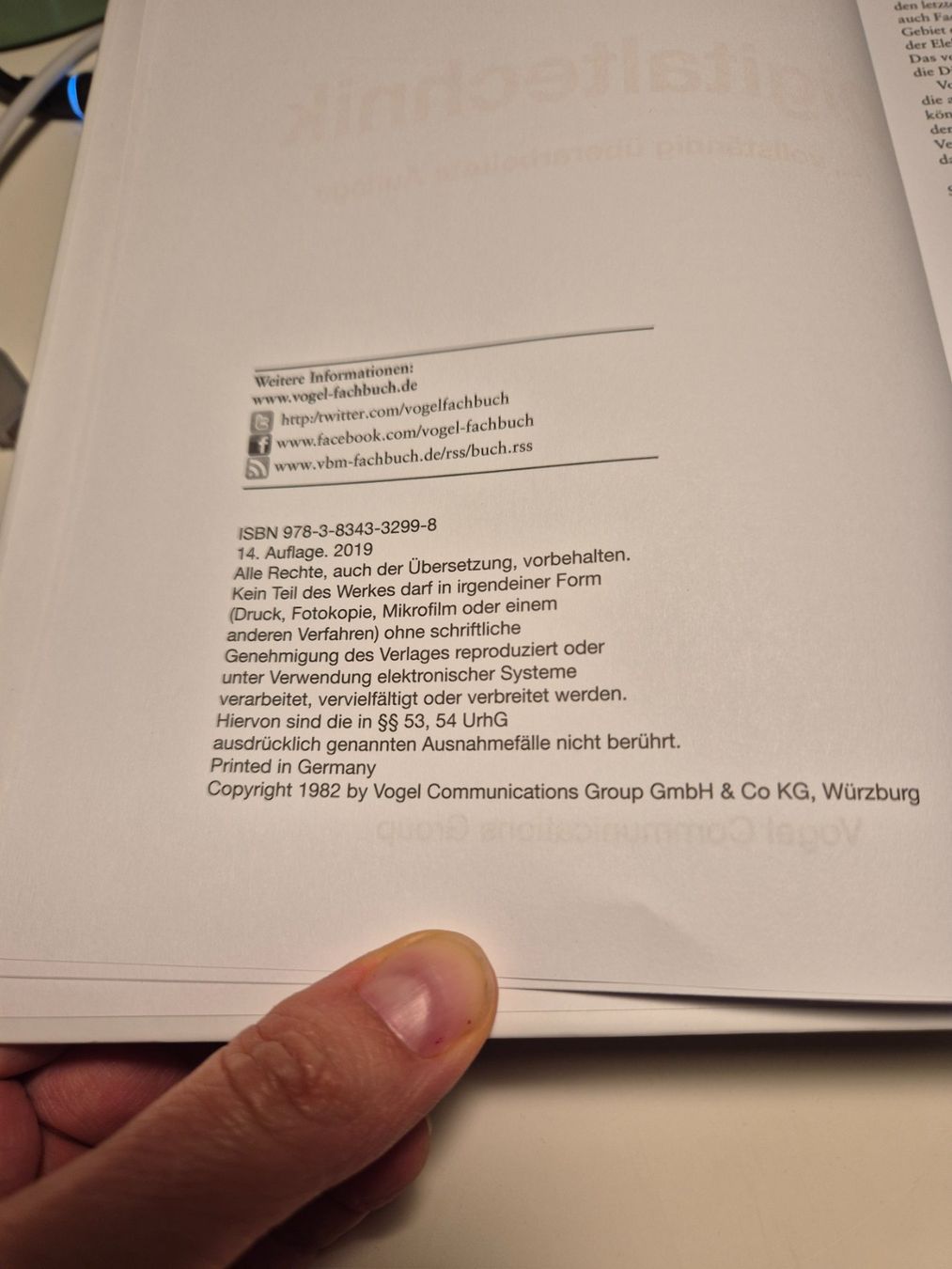 Libri: Digitaltechnik Elektronik 4, K. & O. Beuth – Usato da Zürich venduto da namargui 1