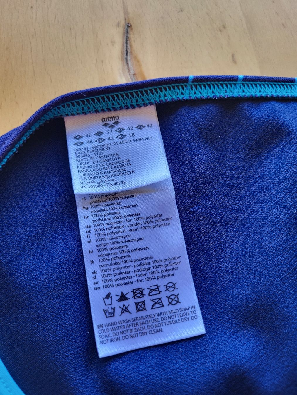 Arena Costumi da bagno & Bikini: Arena Badeanzug Damen Grösse 46 blau gemustert – Usato da Wikon venduto da lin_qw8x 3
