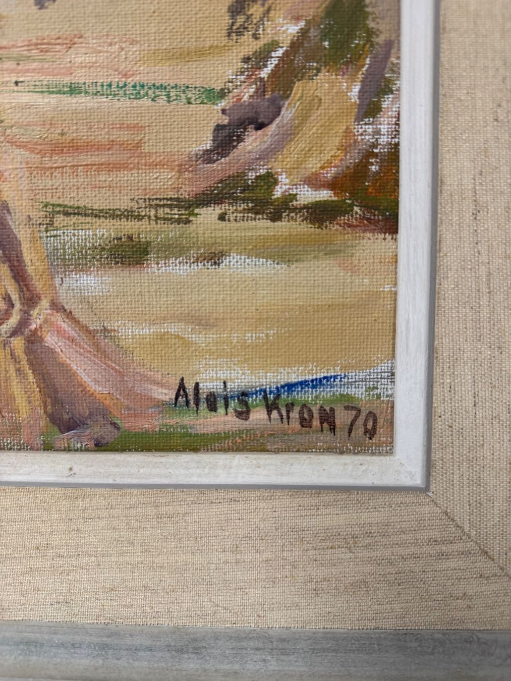 Dipinti: ÖLBILD ALOIS KRON – Usato da Münchenstein venduto da Waelchli93 2