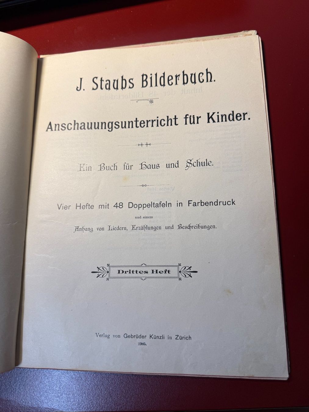 Libri: J. Staub's Bilderbuch Band 1, 2, 3, 4 – Usato da Schmerikon venduto da lis_lj2v 8