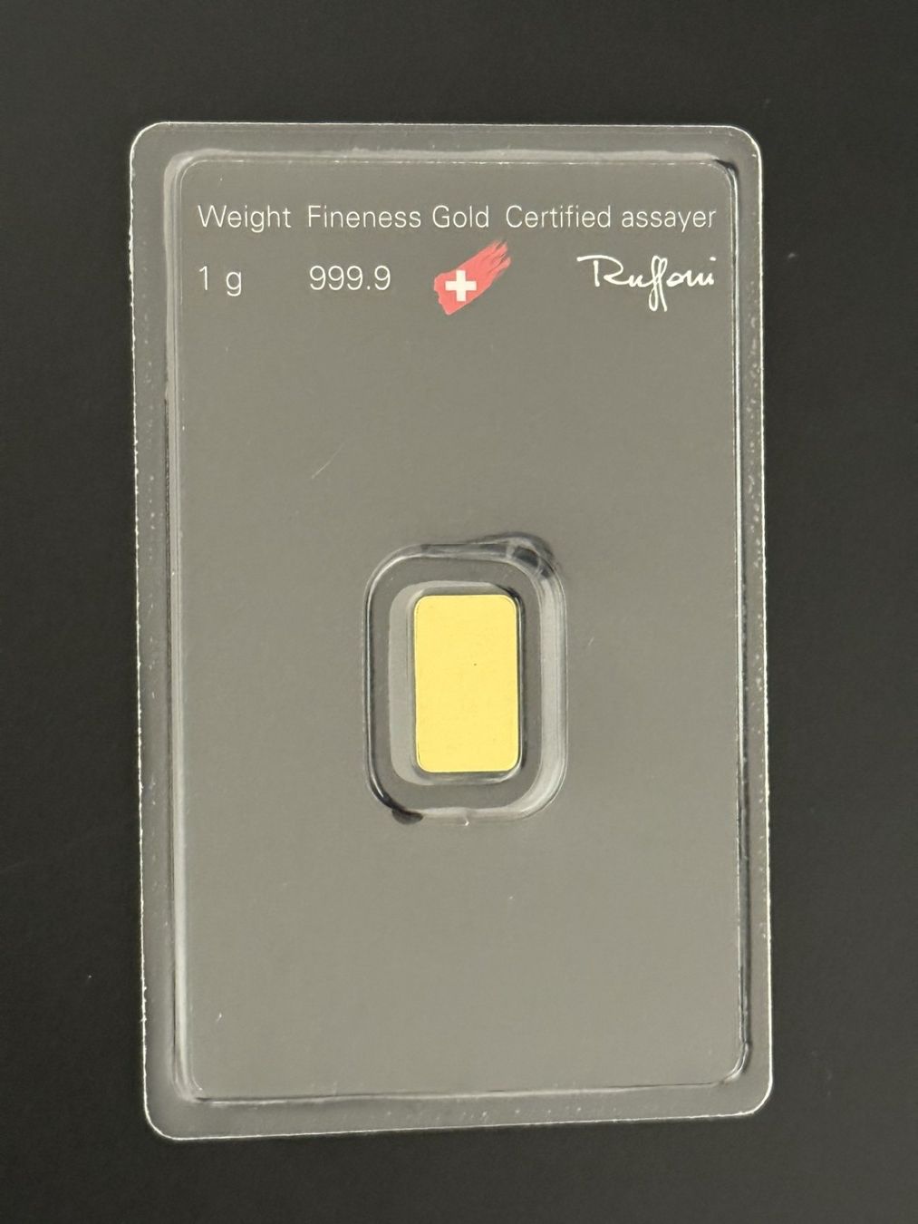 Metalli preziosi: Goldbarren 1g Argor-Heraeus – Nuovo e nell'imballaggio originale da Untersiggenthal venduto da byiggy 1