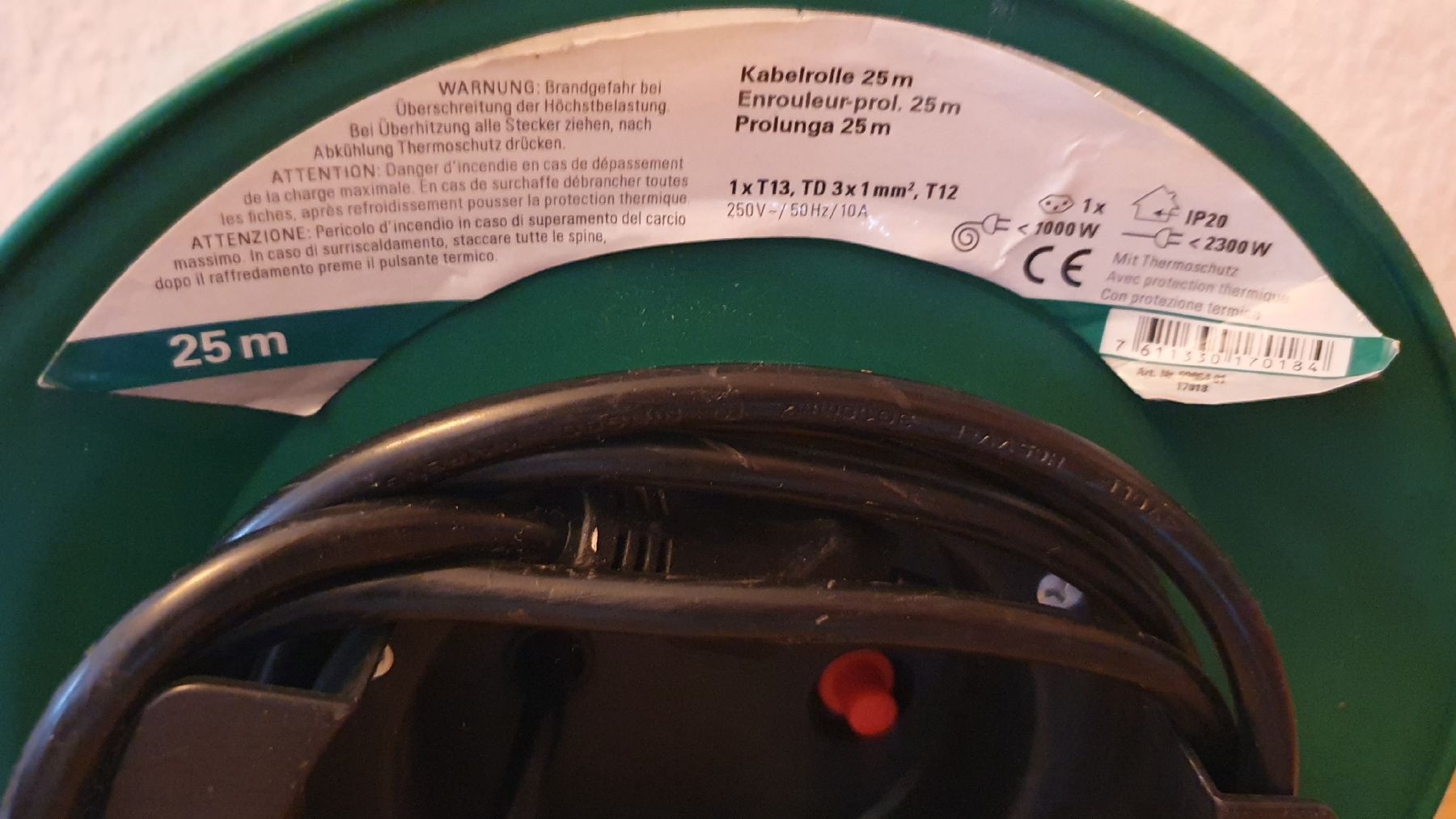 Kabel: Kabelrolle 25m – Gebraucht aus Wangen an der Aare von p.jeker 1