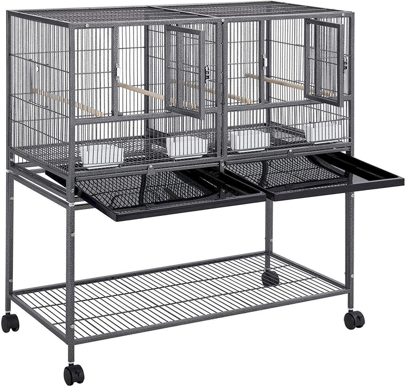 Vogelhäuser: Großer Vogelkäfig Doppelkäfig – Neu und originalverpackt aus Bottighofen von zaap
