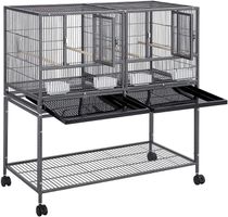 Großer Vogelkäfig Doppelkäfig