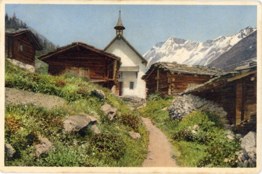 Cartoline postali: Kühmatt  VS  im Lötschental  -   4  diverse Karten – Usato da Brig venduto da Valcards54 2