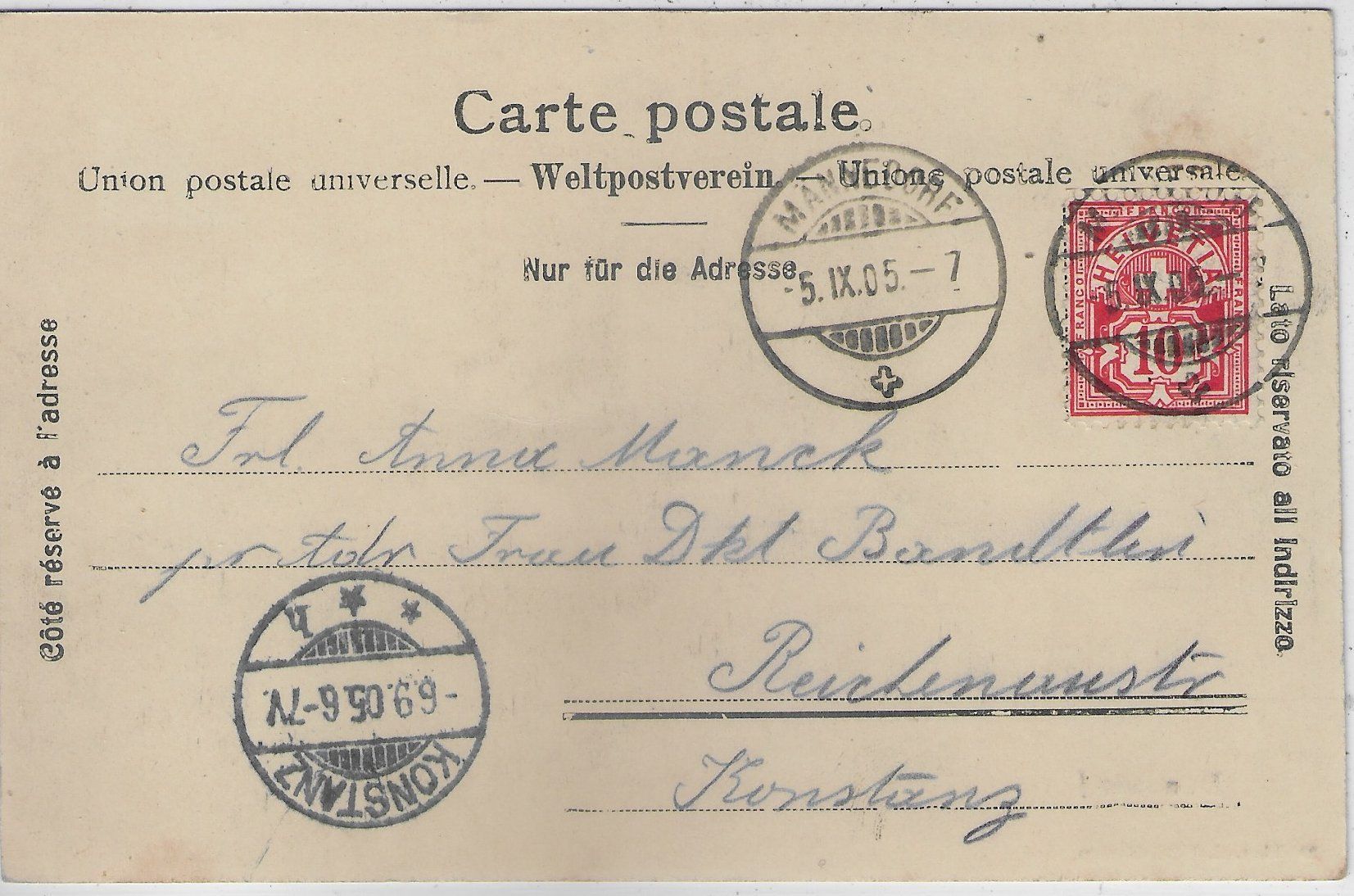 Cartoline postali: Männedorf - Dorfpartie – Usato da Ettingen venduto da Kartenplanet 1