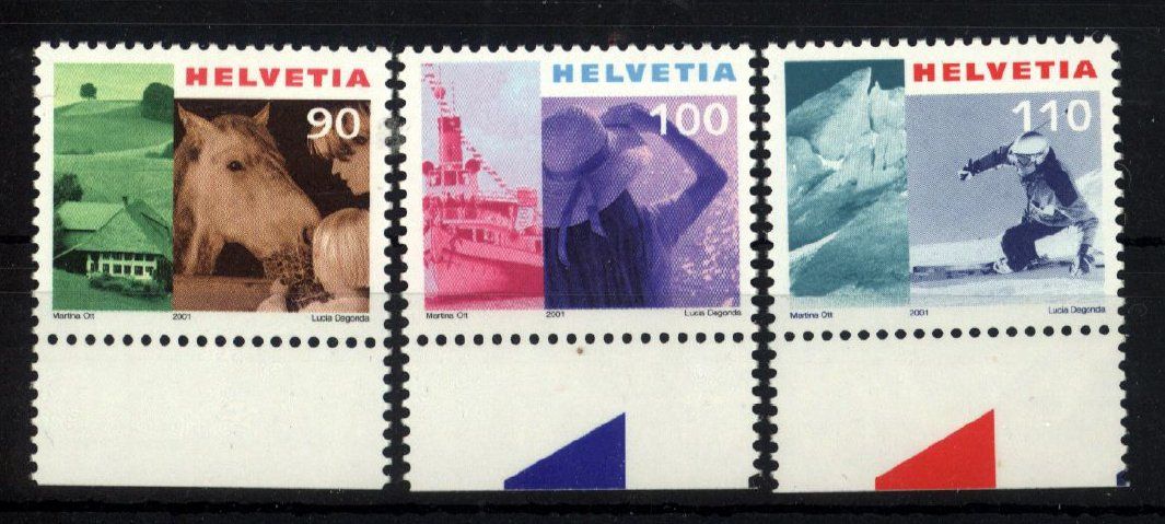 Tutti i francobolli: 2001, Dauermarken Tourismus III ** – Usato da Willisau venduto da Vollstempel