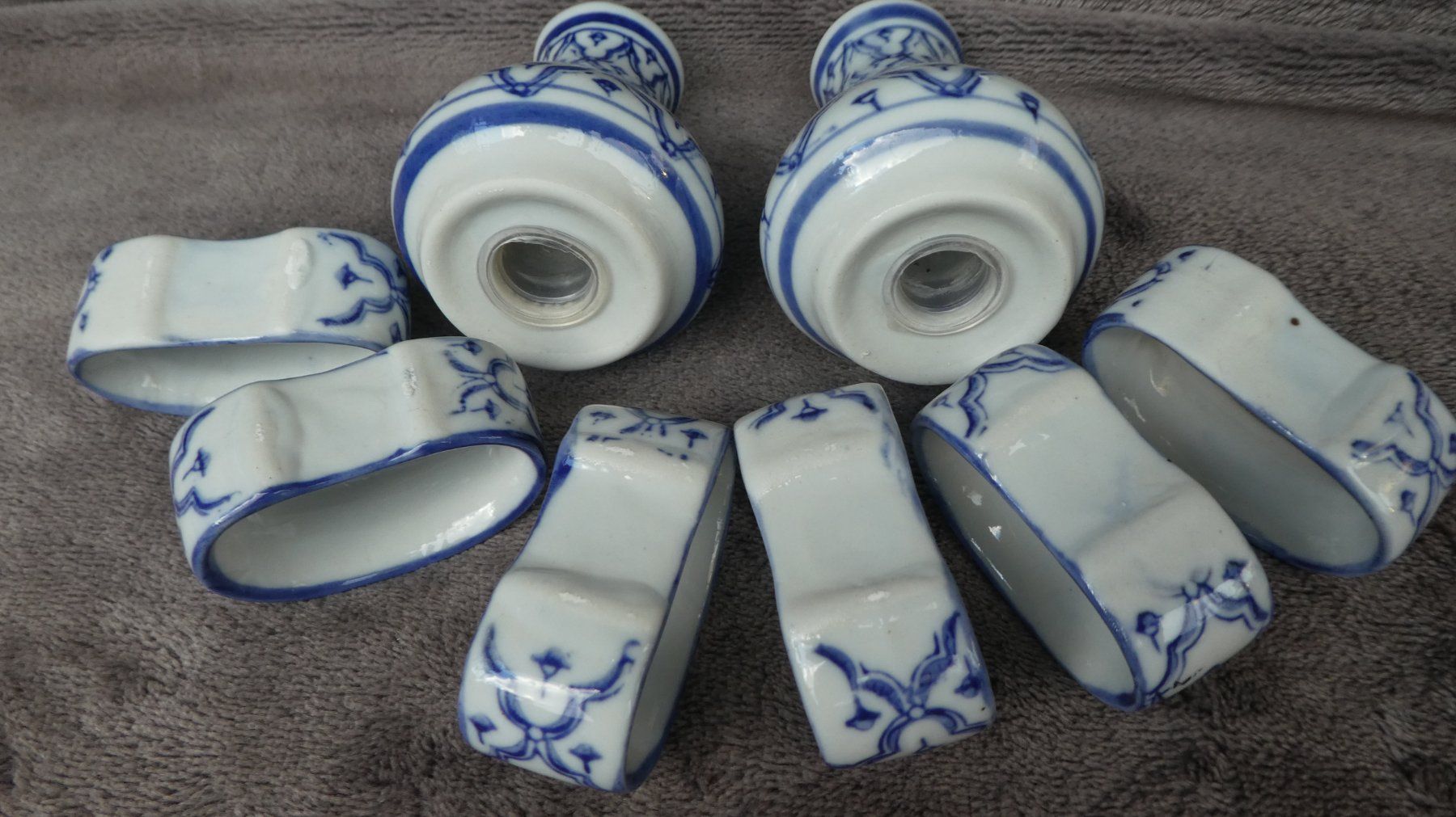 Altro in Decorazioni & Accessori: Salz Pfeffer Set mit 6 Serviettenringen – Usato da Diessenhofen venduto da Hundeseele 5