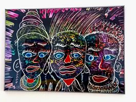 Sehr spezieelle und australende Gemälde kunstwerk