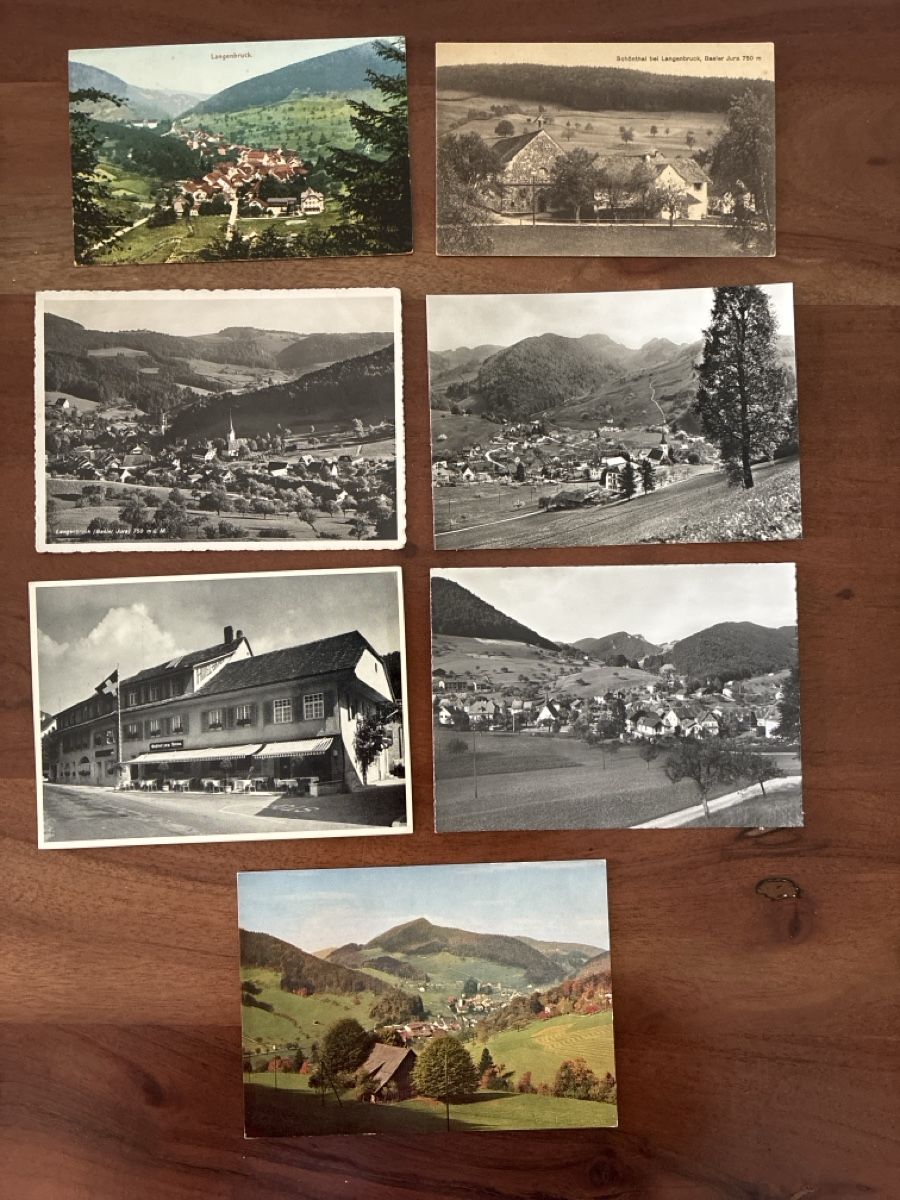 Cartes postales: 7 Ansichtskarten Schweiz von Langenbruck BL – D'occasion à Oftringen par Cla.vD.74