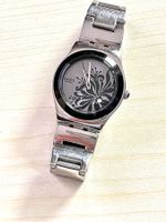 Swatch Damenuhr Irony Flower, Top Zustand, Silber!