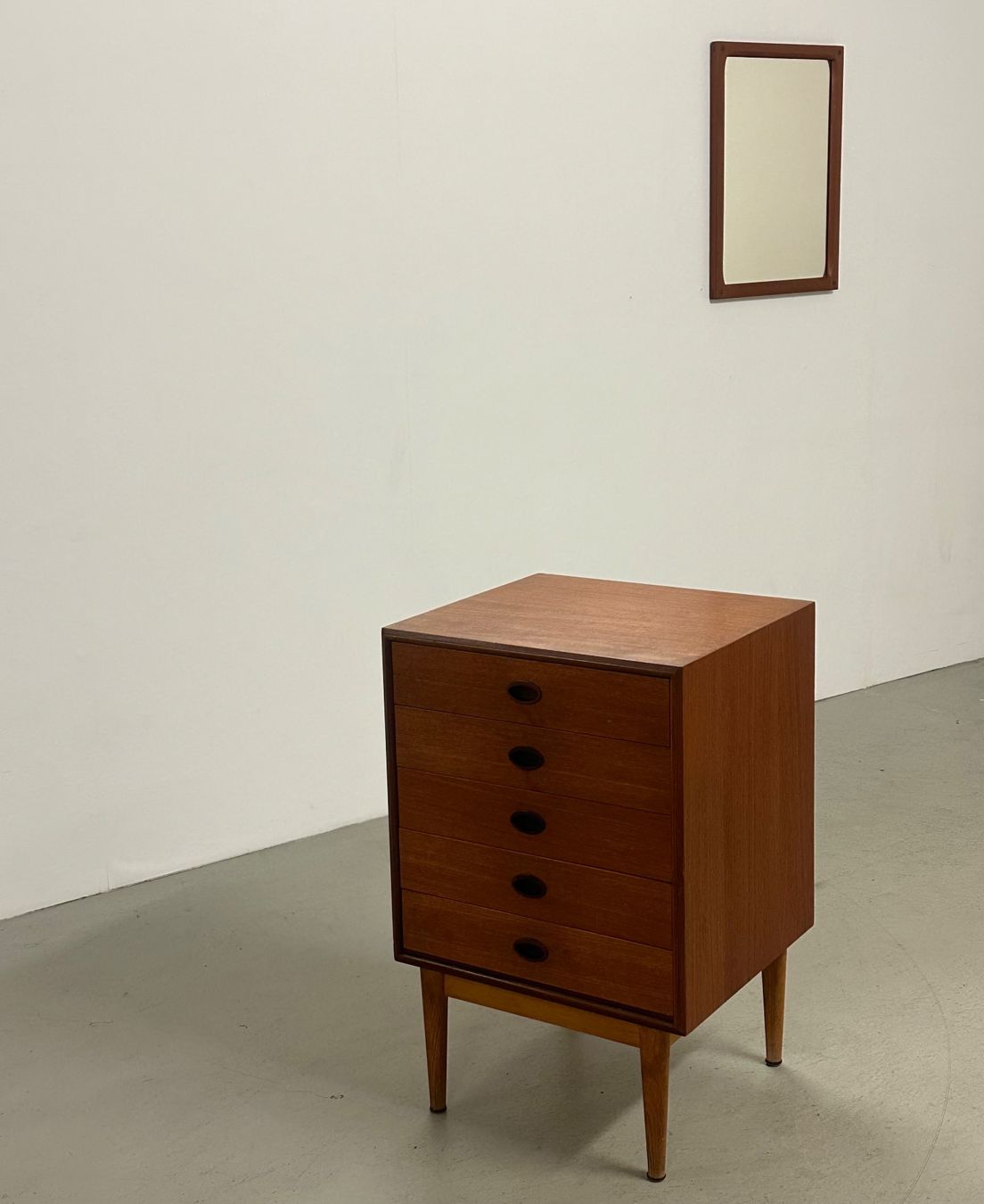 Cassettiere: Teak Kommode Nachtisch Denmark MidCentury 60s – Usato da Basel venduto da MidMod20C 7