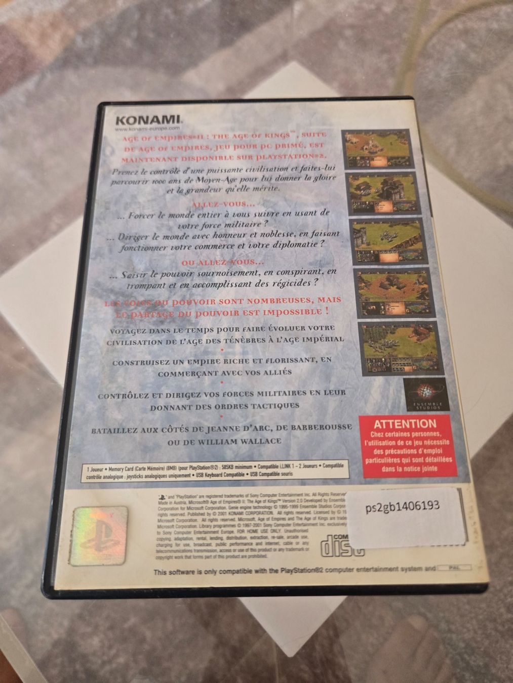 Giochi: Age of Empires 2 PS2 – Usato da Bussigny venduto da Kfdlt 1