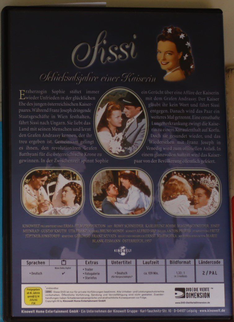 Tous les DVDs: Sissi Schicksalsjahr einer Kaiserin – D'occasion à Luzern par CONTENTI 2