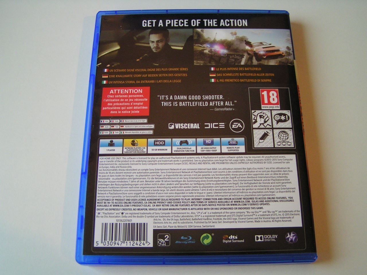 Sony Spiele: Battlefield Hardline / PS4 – Neu (gemäss Beschreibung) aus Pfungen von Himbogame 1