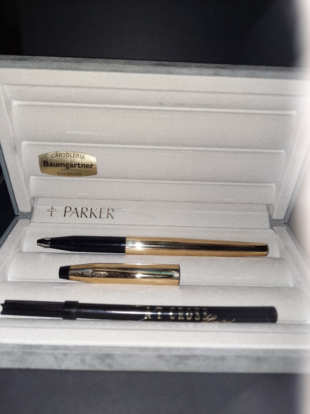 Parker Stifte & Marker: CROSS penna vintage placcato oro – Gebraucht aus Biasca von Old_6blh